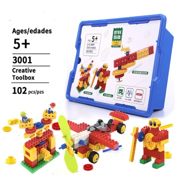 2022 High quality 102pcs Building Blocks Kit DIY Educational Institutions 9656 Stem Robot Brick Compatible With Legoed