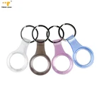 2021 Holder Tracker Anti-lost Clear Silicone TPU Keychain Accessories Protective Case For Apple Airtag