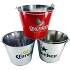 Metal Tin Bucket Metal Tin Bucket Promotional Galvanized Metal Tin Pail Bucket Ice Beer Tin Bucket With Handle