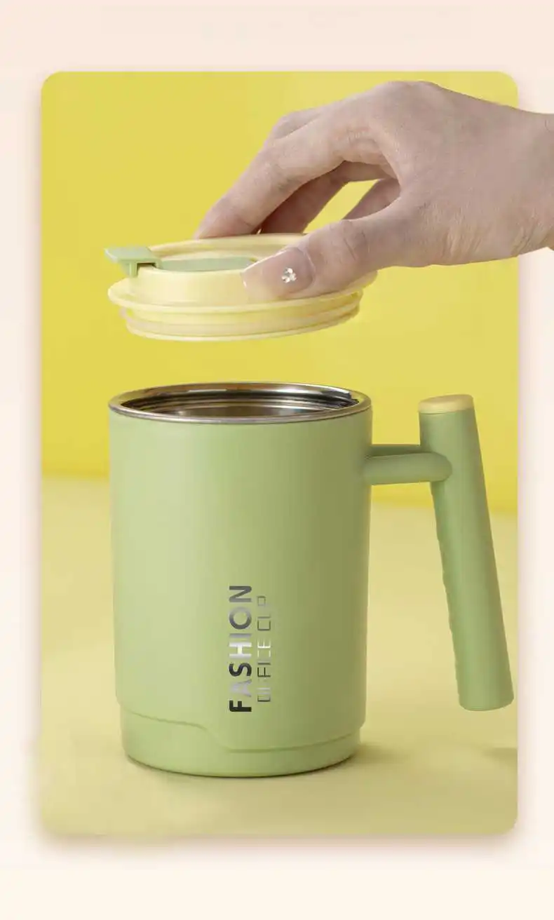 Wholesale High Quality Cute Small Cup Mug Stainless Steel Cup Bottle Household Office Coffee Cup with Cover_16