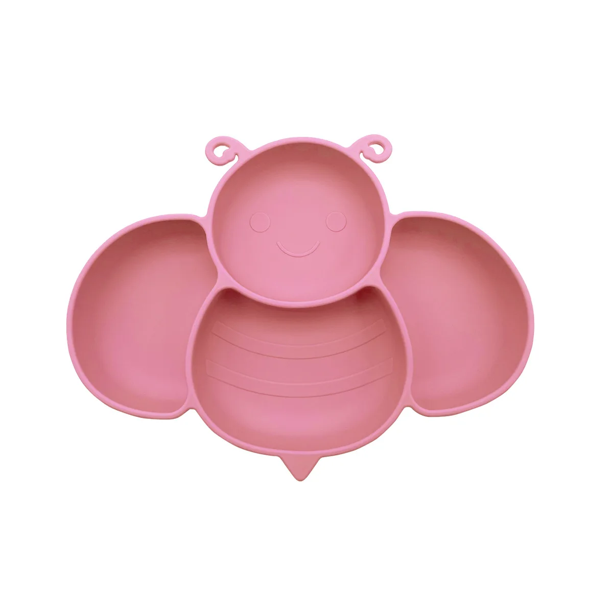 Cute bee shaped Silicone baby heat resist placemat silicone placemat for kids