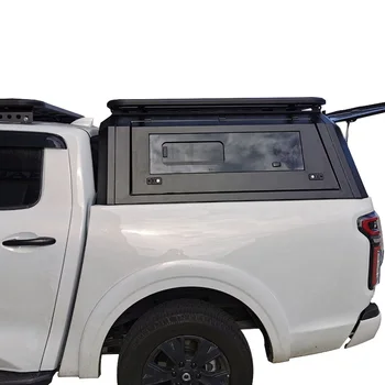 Newest Off-road Hard Type Aluminum Alloy Topper Camper Pickup Tonneau Cover 4x4 Pickup Truck Canopy For FORD F150 RANGER