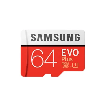 Top quality Samsung EVO Plus-MC Class 10 memory sd cards 64gb TF Flash U1 U3 4K C10 for Phone