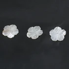 Mother Of Pearl Carving Hot Sale White Mother Of The Pearl Flower Carving For Jewelry Making