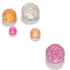 Beads Popular Item Resin Beads Flat Bottom Sugar Ball Garment Accessories Various Design White AB Beads