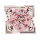 The Scarf Popular Nice Silk Satin Print Handkerchief Square Scarf