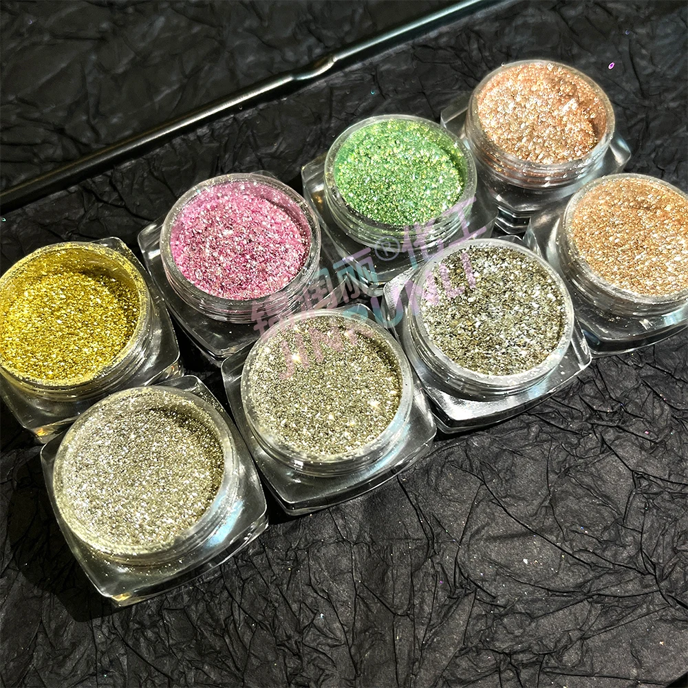 Borosilicate Glass Pearl Pigments Powder Diamond Synthetic Mica Pigment