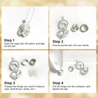 Jewelry Isunni Memorial Keepsake Cremation Jewelry Hollow Cage Pets Ashes Urn Pendant Ash Necklace