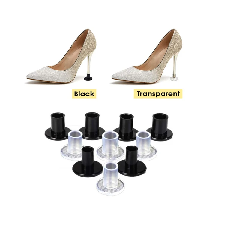 Weddings Formal Occasions 4 Pairs XS/S/M/L High Heel Protectors for Grass Mud,Races 