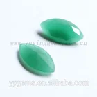 Fake Jade Gems Marquise Loose Glass Nephrite Jade Rough