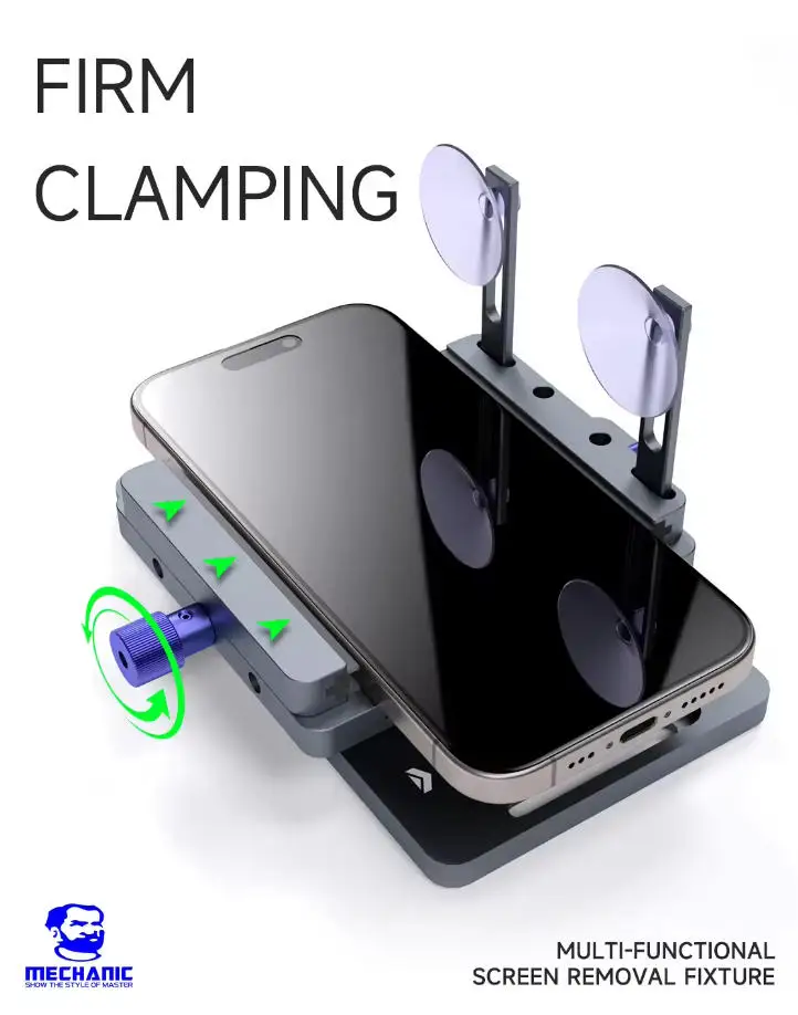 MECHANIC CP8 Universal LCD Screen Separator Mobile Phone Screen Back Glass Removal Pressure Holding Rotating Clamp Tools