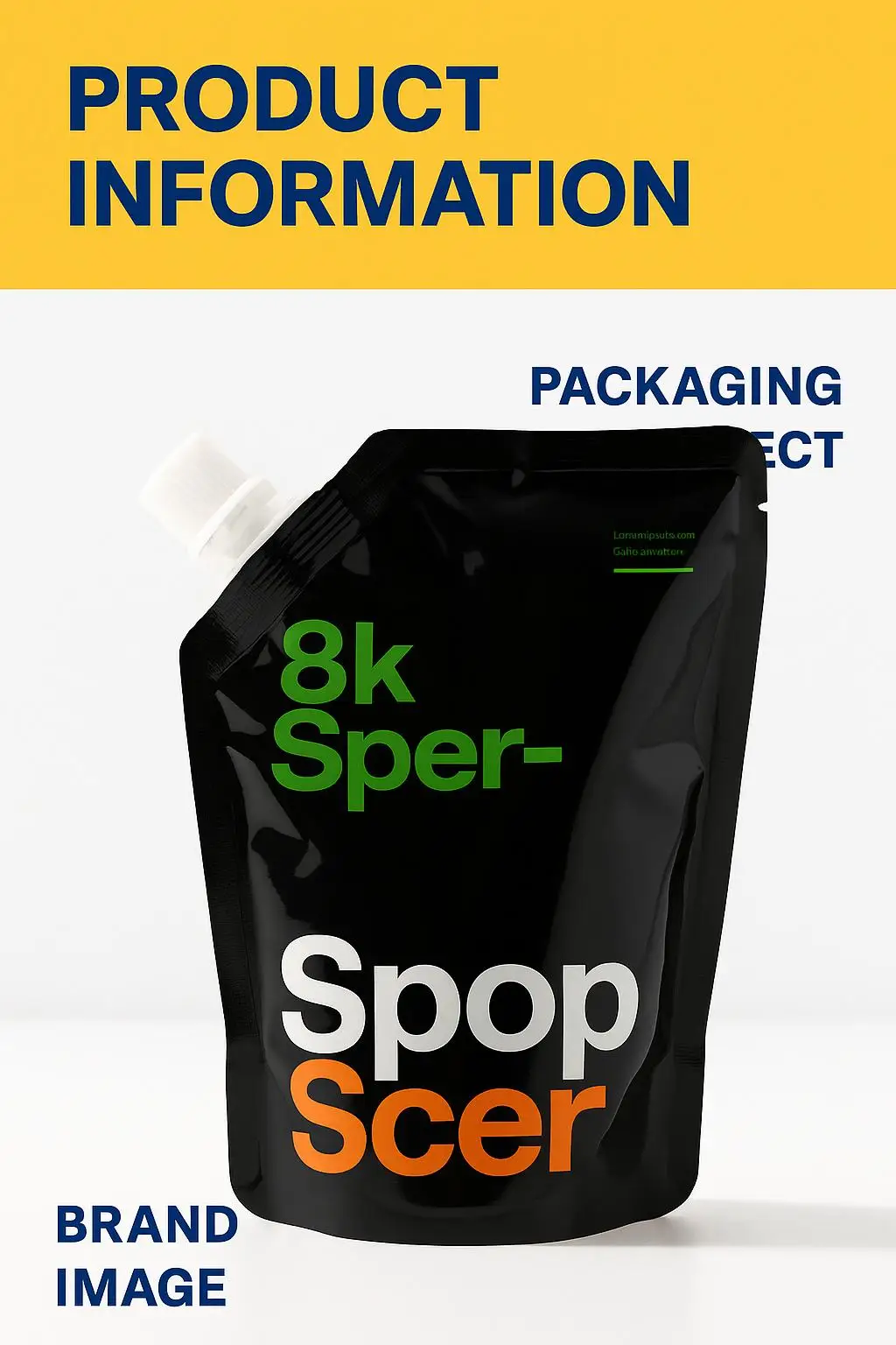 Stand Spout Pouch for Liquid Condiments Beverage Packaging PET/AL Plastic for Food Water Soda Wine Jelly Screen Printing Surface - detail 11