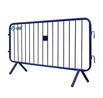 High Quality Crowd Control Barrier Safety Control Temporary Fence Barricades Outdoor Metal Removable Welded Temporary Fencing