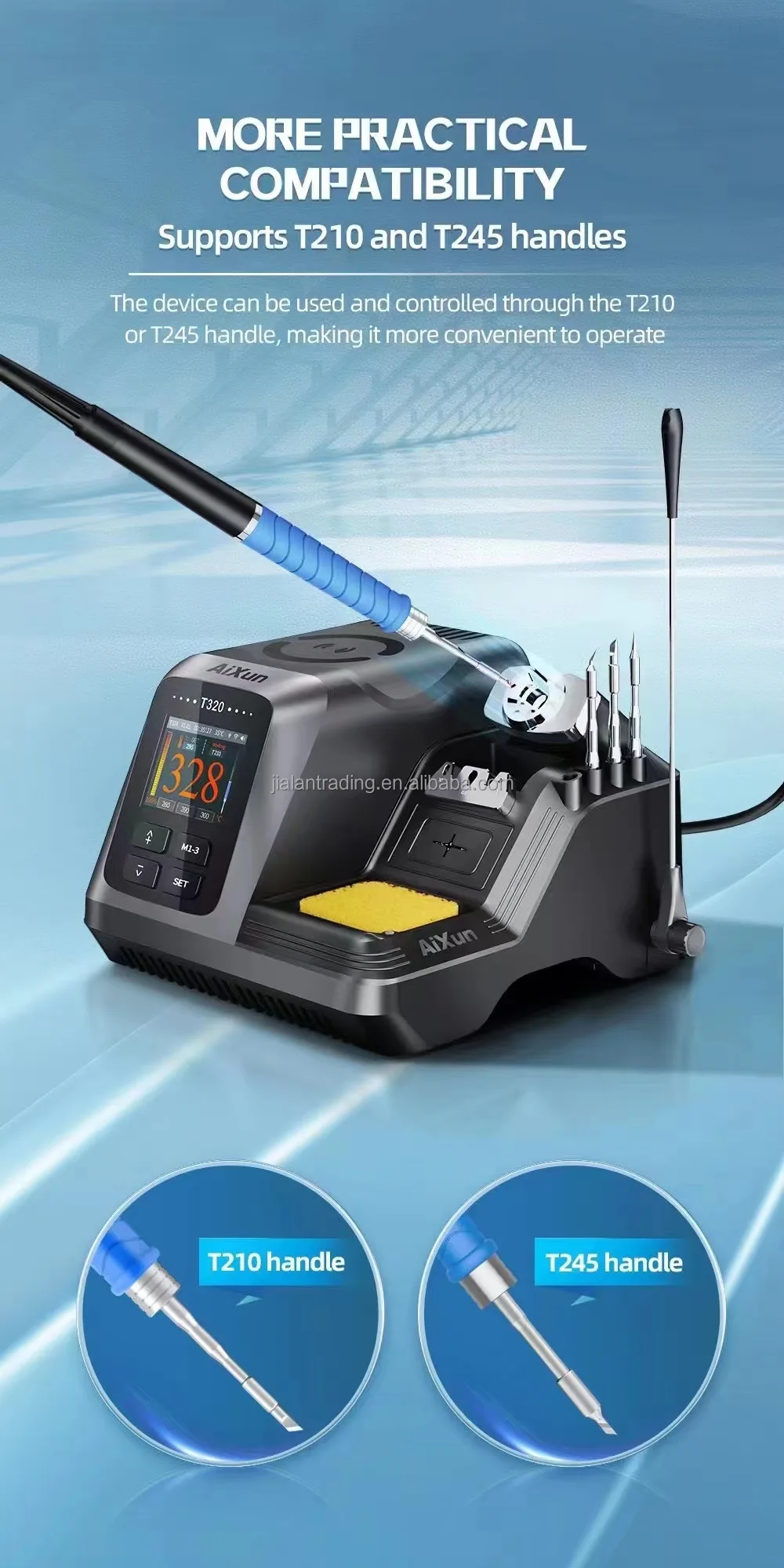 Aixun T320 T245/T210 Soldering Station Universal C210/C245 Iron Tips for Motherboard BGA Chip Disassembly Welding Repair Tool