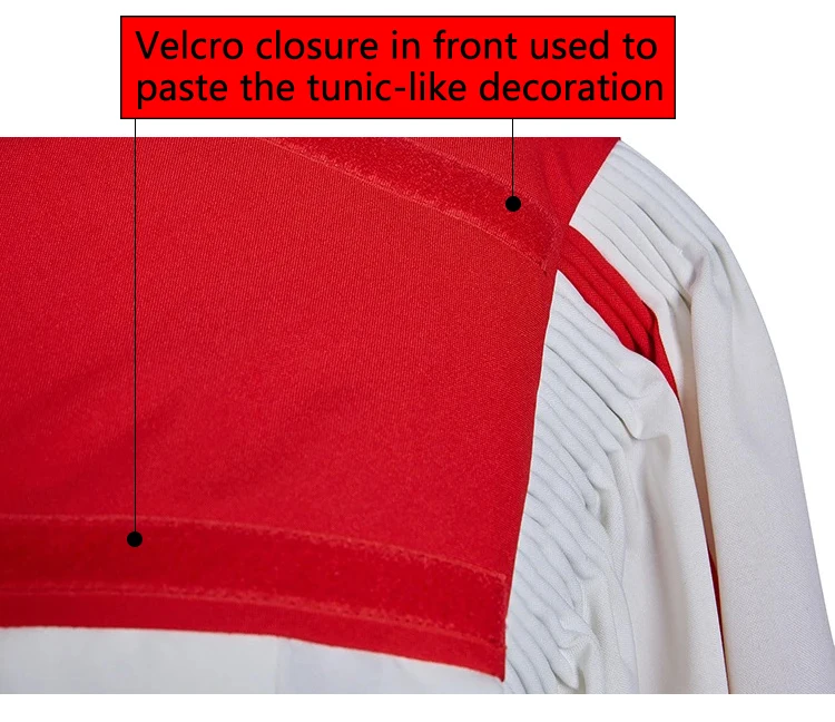 Custom Matte Fluting Aria Church Choir Robes with Adjustable Tunic-like Decoration details