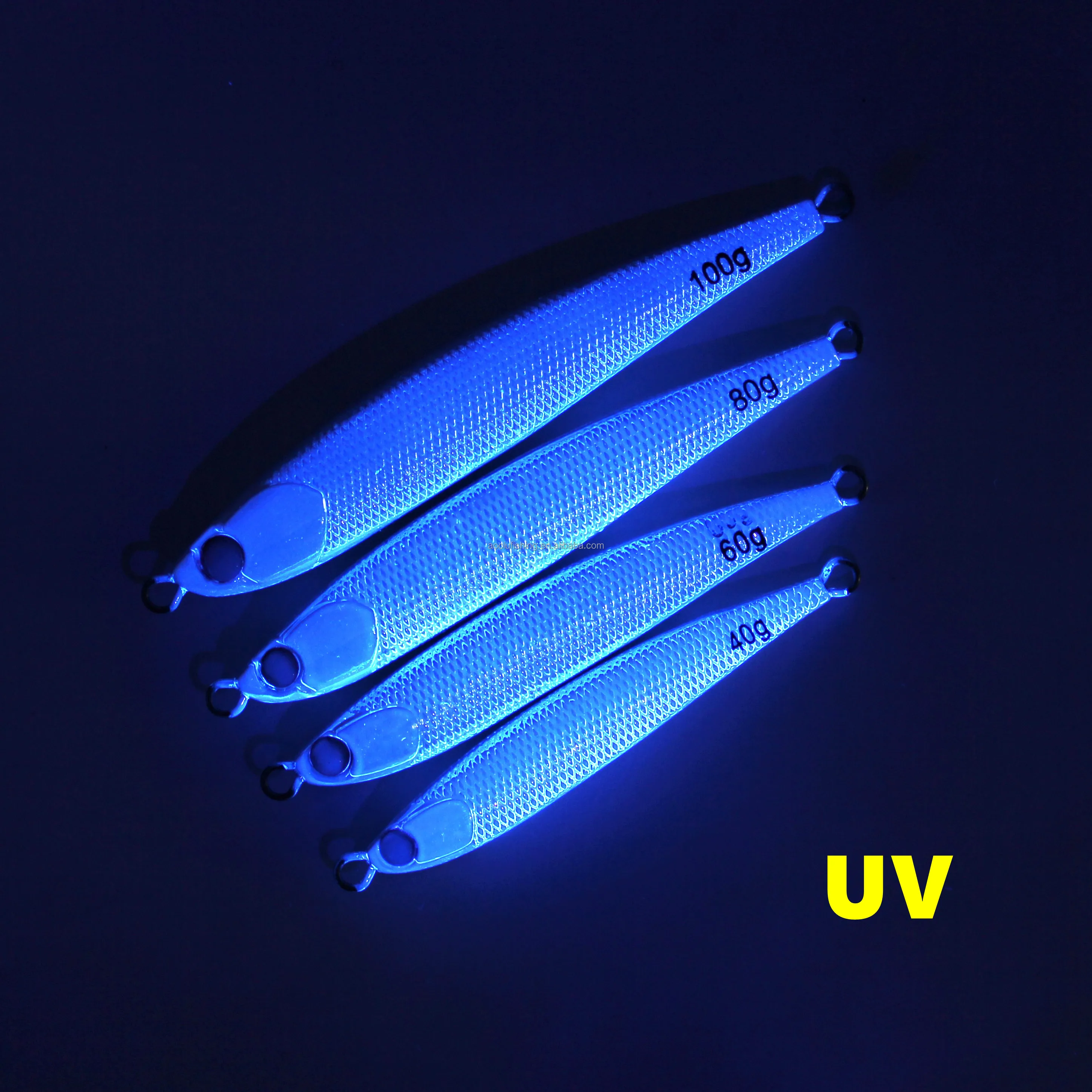 Uv Glow Bait Sinking Stick Lure Sardine Fish For Tuna Sailfish Speed