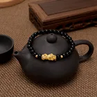 Obsidian Factory Direct Sale Lucky Feng Shui Bracelet Black Obsidian Pixiu Bracelet For Men And Women