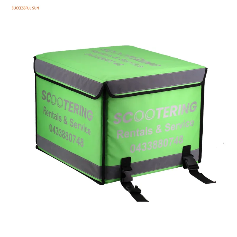 Wholesale Food Delivery Bag Cooler Insulated Commercial Thermal Food Delivery Bag Eco-friendly Customized logo and Size manufacture