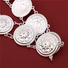 Silver Necklace Hot Sale High Quality Thailand Songkran Festival Design Multi-jeweled Silver Necklace