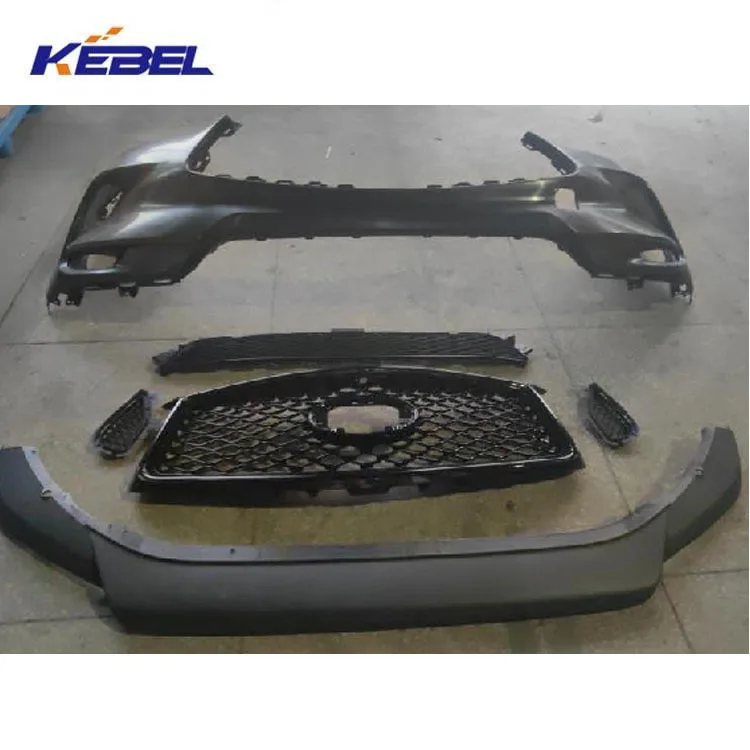 product front bumper assembly for infiniti qx50 2019 2021 no drill installation rust proof technology-6