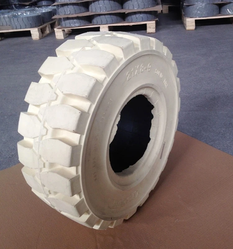 Forklift Non Marking White Solid Tire X X X X X X