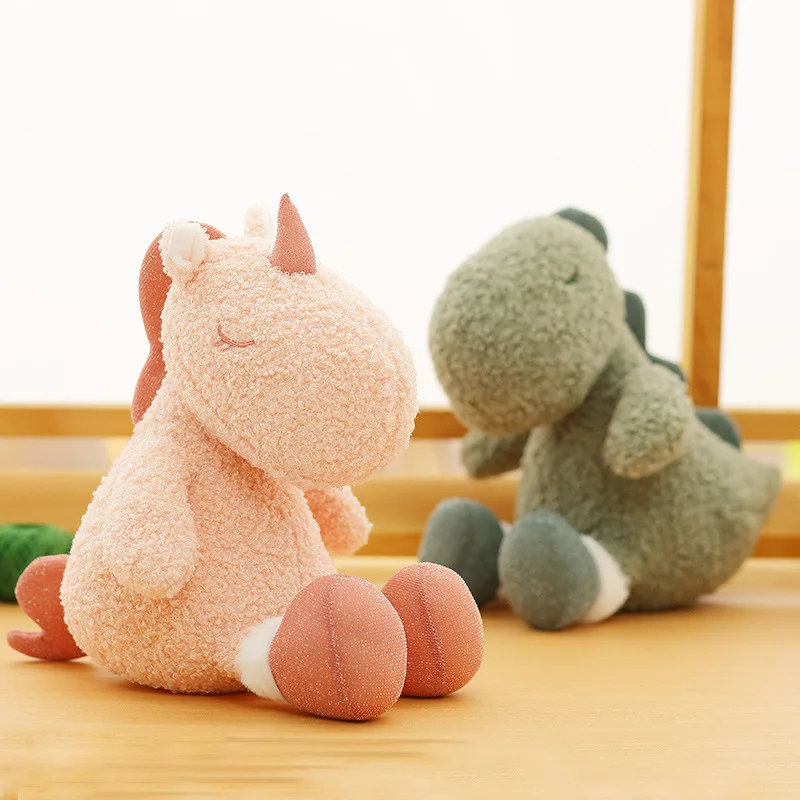 Newest Design Plush Toy Unicorn Dinosaur Wolf Reindeer Stuffed Animal Soft Toys Cartoon Stuffed Animal Plush Toys
