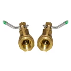 Brass Mini Brass Ball Valve For Energy/Water Meter/Heat Supply DN15/20/25