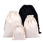 Bags Muslin Calico Canvas Small Custom Organic Cotton Draw String Bags