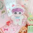 Custom design cute plush toy 20cm doll clothes for kpop doll