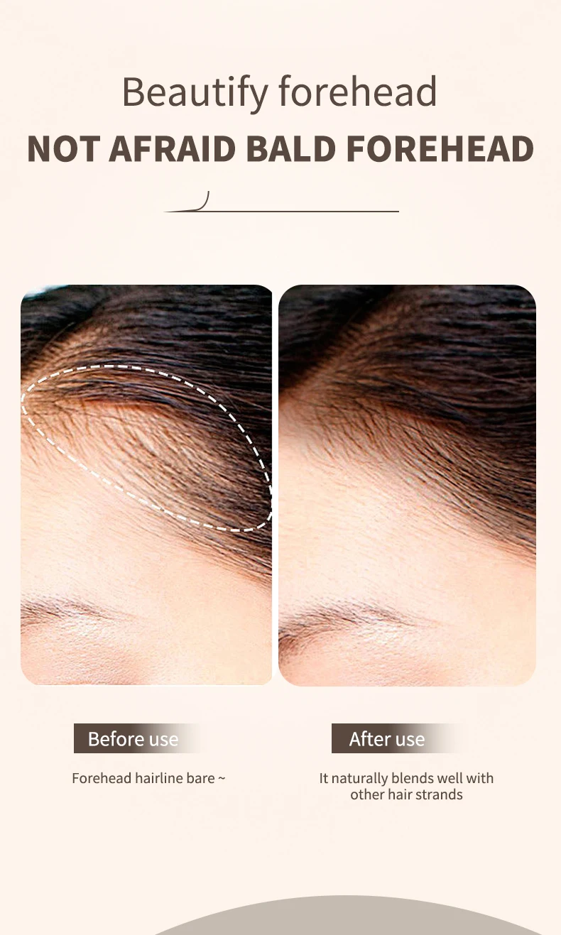 OCHEAL High-Quality Outline Filled Forehead Shadow Powder Waterproof and Sweat Proof Hairline Powder