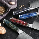 Chef Knife 8 Inch Chef's Knives Damascus VG10 Stainless Steel Kitchen Knife With Resin Handle