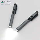 Light Torch ALS Pen Light Led Work Torch Rechargeable Aluminum Magnetic Flood Lamp Portable Flashlight