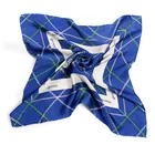 Silk Custom Wholesale Luxury Ladies Women Printed Polyester Square Silk Scarf With Logo