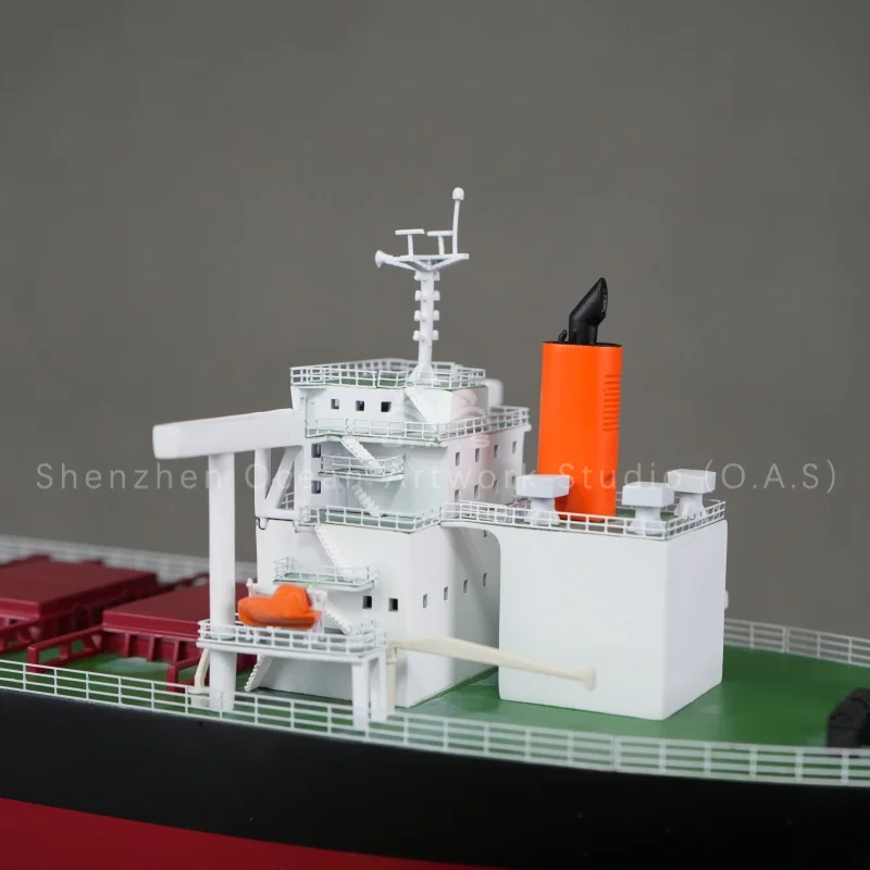 High‑detail bulk carriers model inspired by Japan shipyards. Features accurate LOA, length between perpendiculars and breadth data. Realistic structural reproduction, custom‑made available. Perfect for business gifts, maritime exhibition display and teaching demonstration for logistics & shipping industry.Amber@vesselmodel.com Tel:+86 18038048785