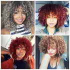 Hair New Human Hair Wig With Lace Frontal Closure Afro Kinky Curly Lace Wigs For Women