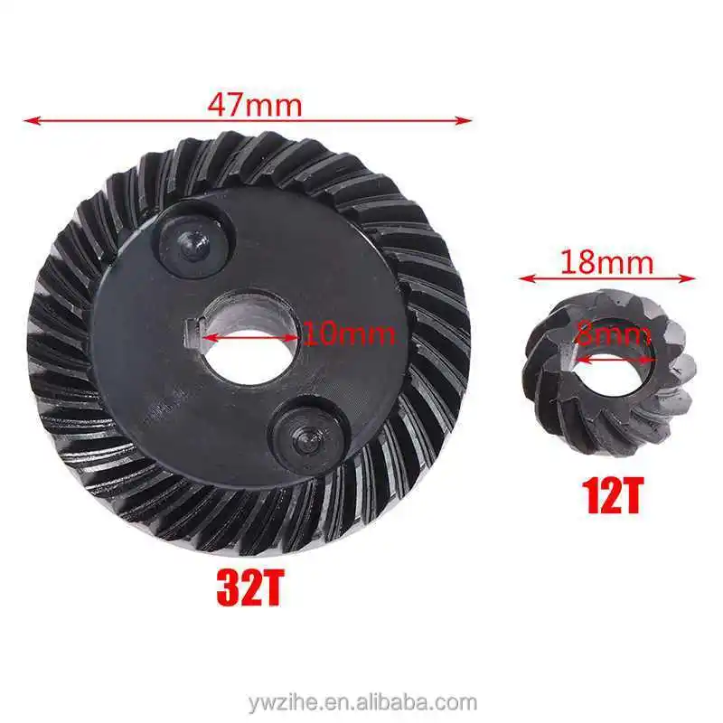 Metal Spiral Bevel Gear Set Replacement 9523 Angle Grinder Gear Angle Grinder Part 3611 Teeth I4004632681