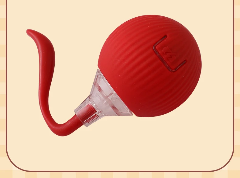 Bite-resistant Automatic Cat Teaser Ball Cat Toy Ball High on Boredom Reliever with Rope Pet Supply Jumping Ball factory