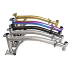 Titanium Bicycle Long Warrnaty Hot Sale Ultra Light Weight Bike Explore Ti3Al2.5V Titanium Parts Bicycle Frame