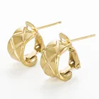 Hoop Hoops Textured Hypoallergenic 18k Gold Chunky Thick Gold Huggie Hoop Chubby Gold Hoops Minimalist Hoops