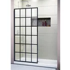 Bathroom Glass Glass Bathroom Bathroom Custom Glass Shower Panel Screen Matte Black Shower Door