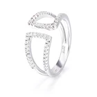 Sterling Silver Ring Custom Sterling Silver Classic Double Irregular Ring