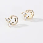 Earrings Ali Wholesale Fashion Personality Cute 2021 Earrings Diamond Earrings Smile Face Pattern Earrings