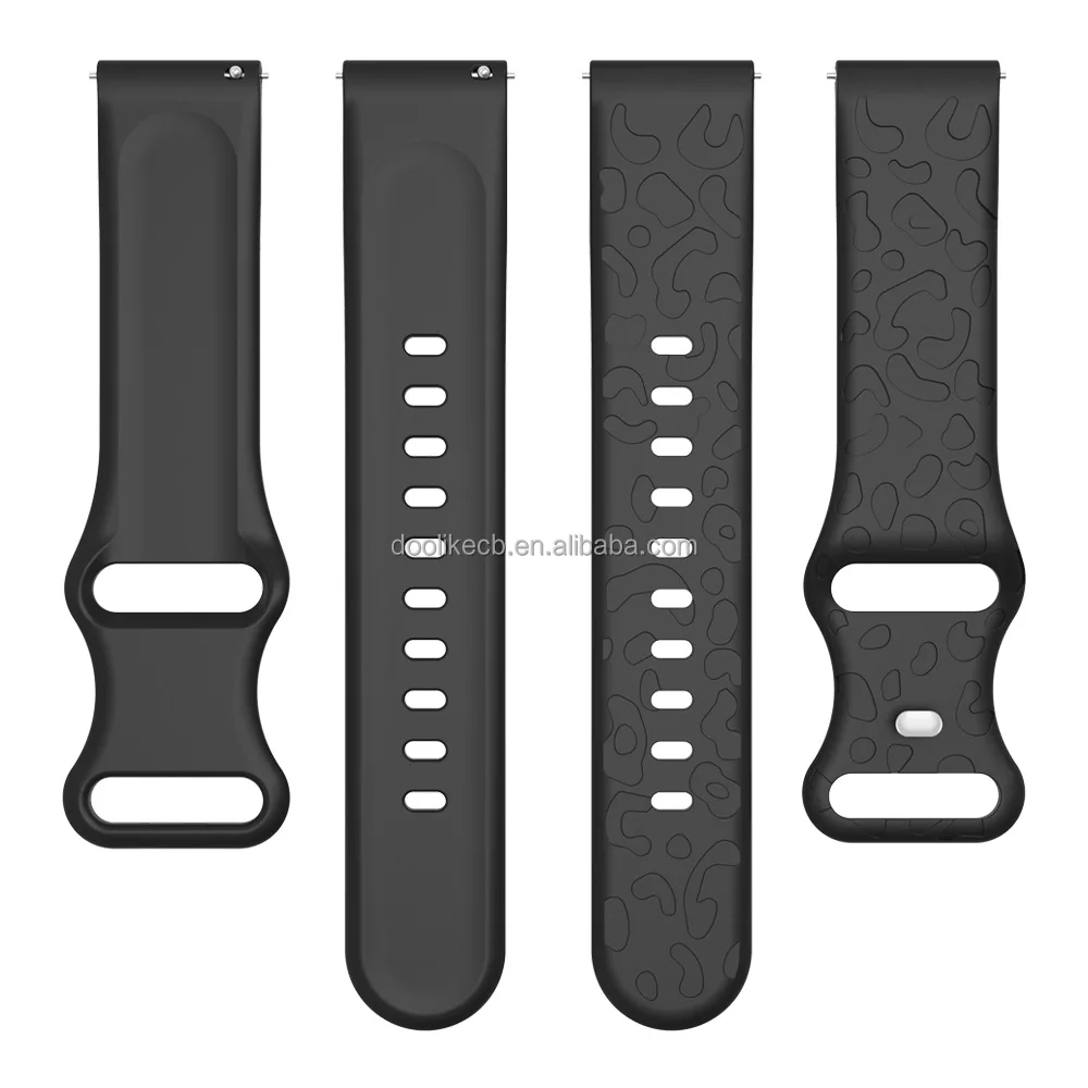 High Quality Soft Rubber Silicone Watch Straps For Amazfit Bip3 Pro GTS 3/4 18mm 20mm 22mm Watch Bands For Xiaomi Watch Sport