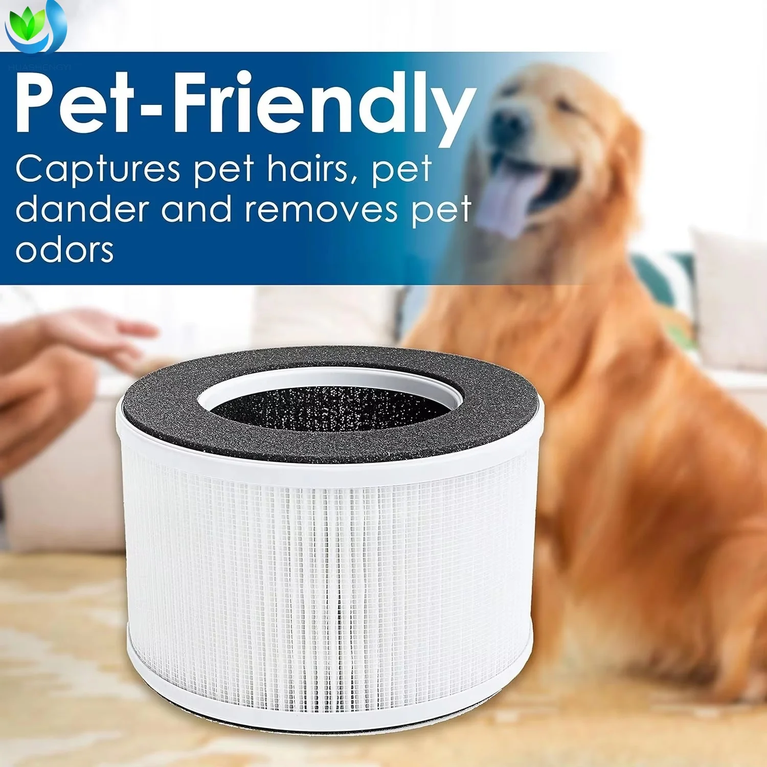 product customized h13 true hepa pleated replacement filter compatible home 4 in 1 compact air purifier hme020020n only akj050ge-5