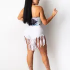Women Jeans TR2024 INS Hot Sales Fashion Solid Color Tassels Sexy Women Jeans Denim Shorts Jeans Shorts