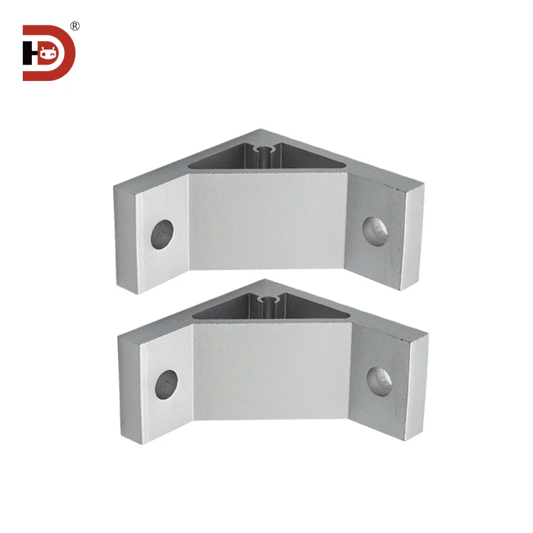 60 High Vertical Aluminum Corner Code Fixing Parts, Aluminum Profile Accessories, Connecting Bracket Corner Parts details