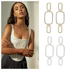 Earrings Designer Earrings Pendants Exaggerated Earrings Buckle Atmosphere Thin Face Earrings