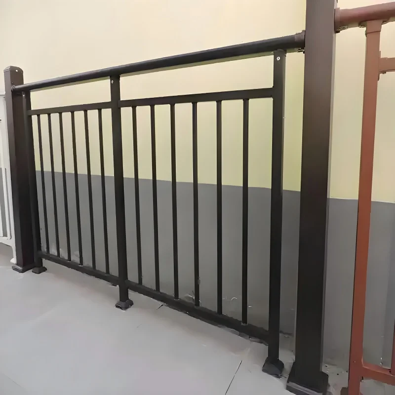 Adjustable Aluminum Alloy, Galvanized Pipe Glass Spigot Balcony Railings Floor Mounted Frameless Clamp Handrail System supplier