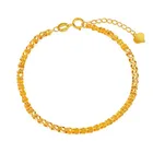 Real Gold Bracelets Bracelets Women 18K Pure Real Solid Yellow Gold Chain Bracelets Women