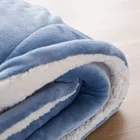 Blanket Winter Thick Blanket Coral Cheap Warm Winter Polar Children Thick Sherpa Bed Flannel Fleece Blanket With Logo